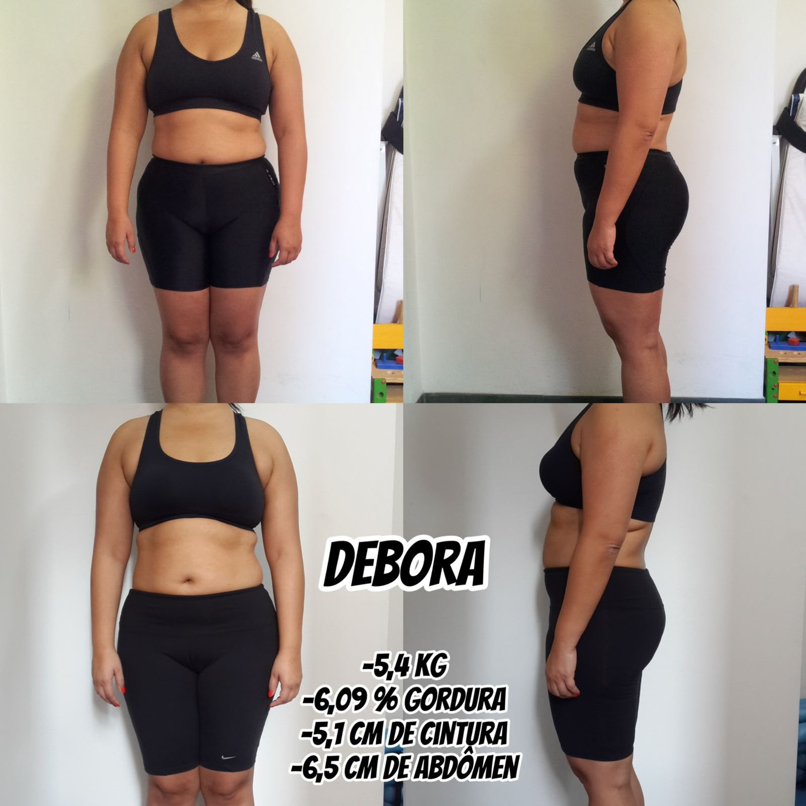 Antes e depois — Debora