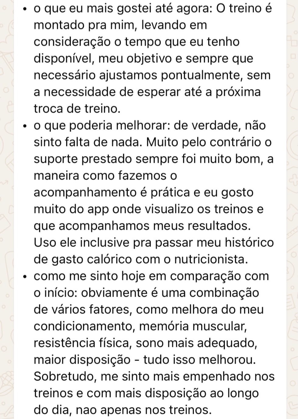 Depoimento real 1